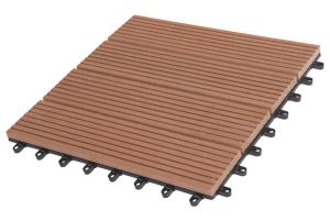 กระเบื้อง DIY กันน้ำ WPC DIY กระเบื้องลื่นกลางแจ้ง WPC DIY กระเบื้อง